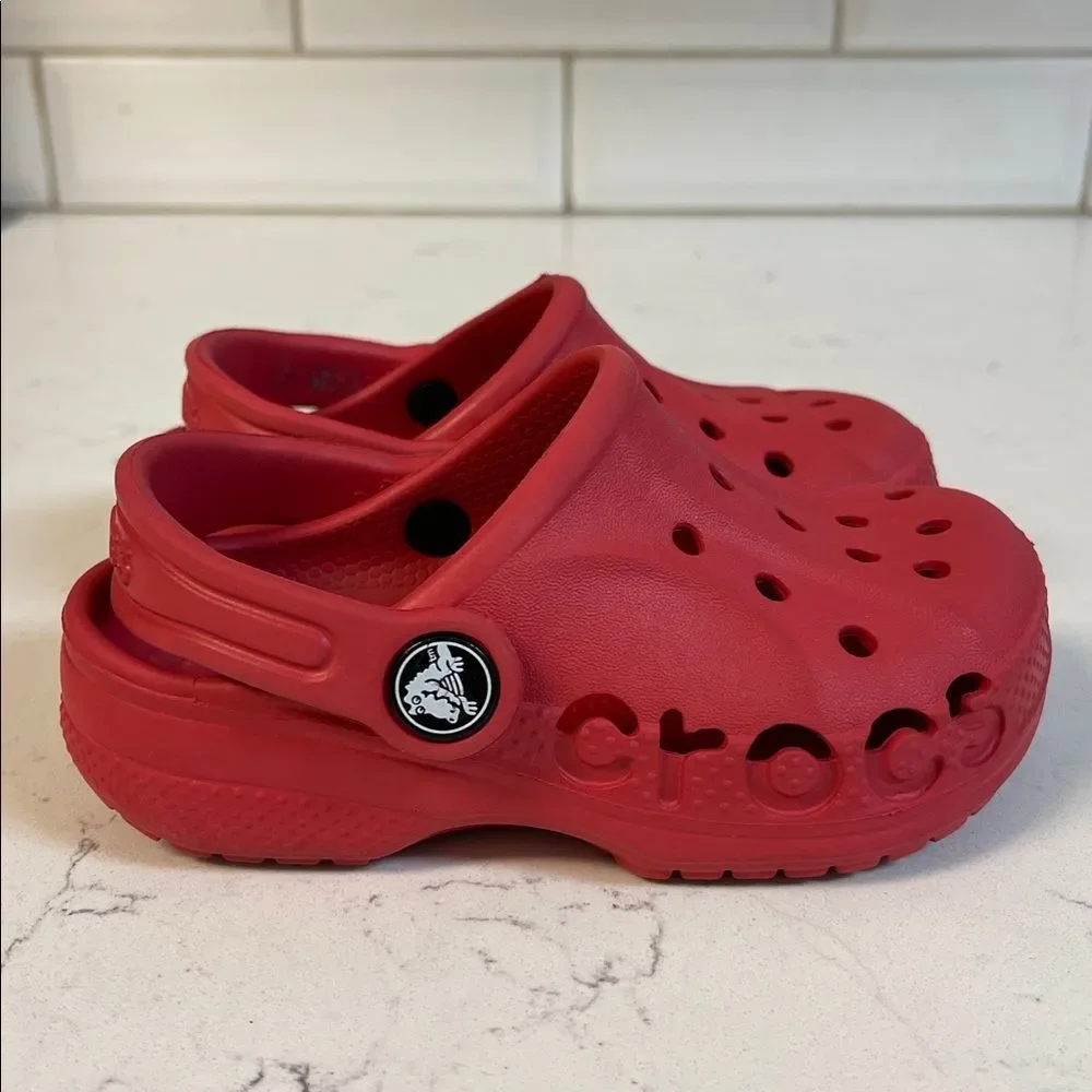 Crocs Kids' Baya Clog 209290 Red Size 8